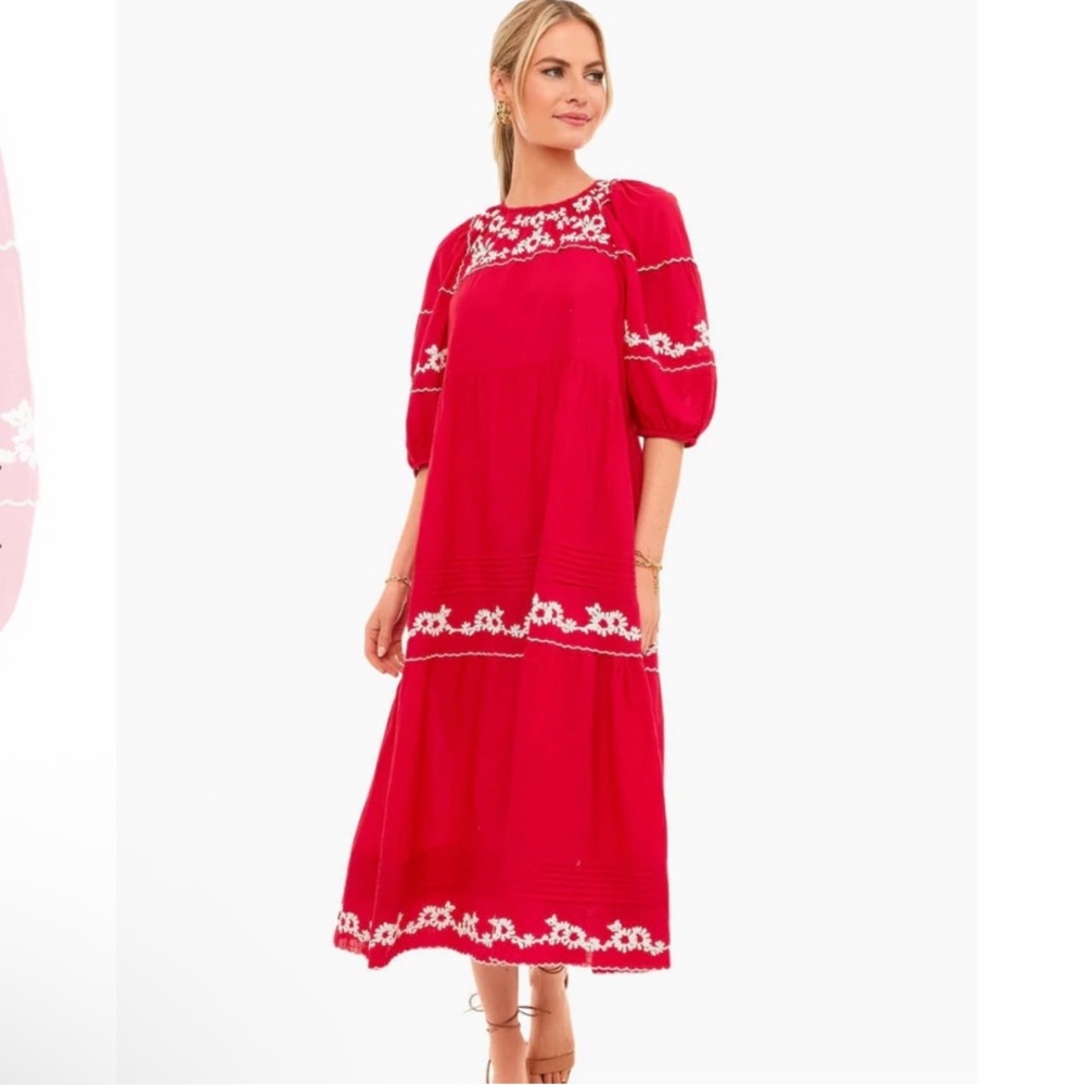 The Great. Heirloom Red Dress NWT